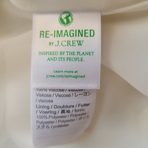 JCrew Ivory Midi Dress Size Large - Picture 7 of 11